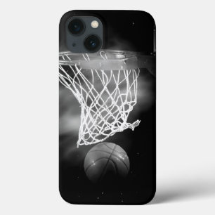 Zwart-wit Basketball iPhone 13 Hoesje