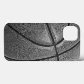 Zwart-wit Basketball Case-Mate iPhone Case (Achterkant (horizontaal))