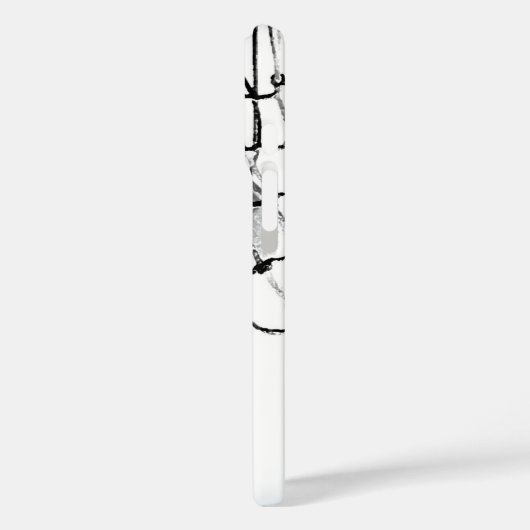 Zwart-wit Basketball Case-Mate iPhone Case (Achterkant / Links)