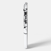 Zwart-wit Basketball Case-Mate iPhone Case (Achterkant / Links)