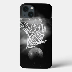 Zwart-wit Basketball iPhone 13 Hoesje