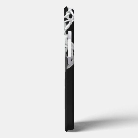 Zwart-wit Basketball Case-Mate iPhone Case (Achterkant / Links)