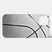 Zwart-wit Basketball Case-Mate iPhone Case (Achterkant (horizontaal))