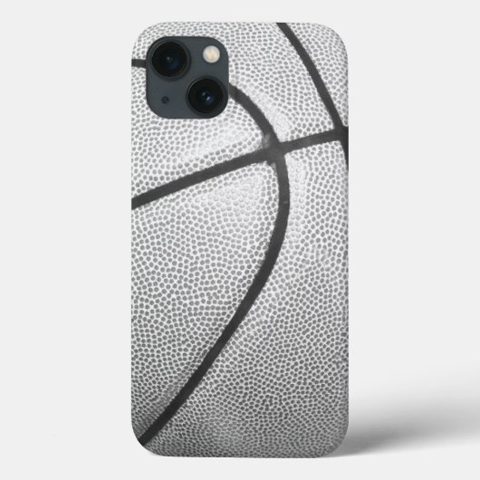 Zwart-wit Basketball Case-Mate iPhone Case (Achterkant)