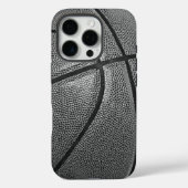 Zwart-wit Basketball Case-Mate iPhone Case (Achterkant)