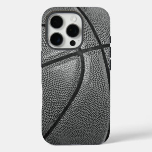 Zwart-wit Basketball iPhone 16 Pro Hoesje