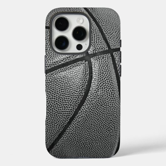 Zwart-wit Basketball Case-Mate iPhone Case (Achterkant)