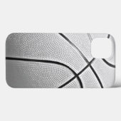 Zwart-wit Basketball Case-Mate iPhone Case (Achterkant (horizontaal))