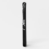 Zwart-wit Basketball Case-Mate iPhone Case (Achterkant/links)