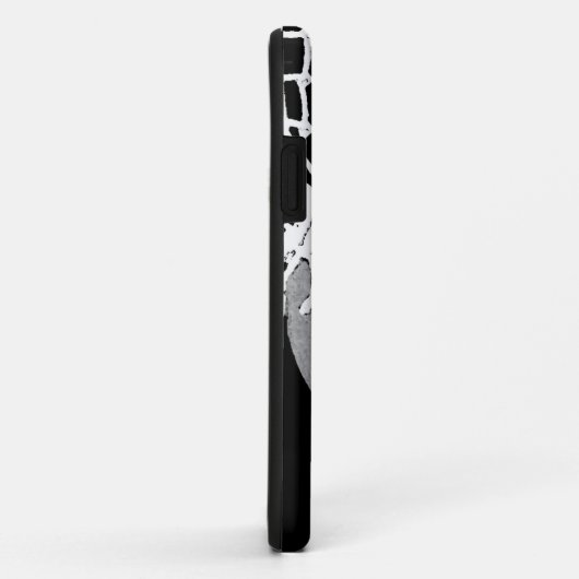 Zwart-wit Basketball Case-Mate iPhone Case (Achterkant/rechts)