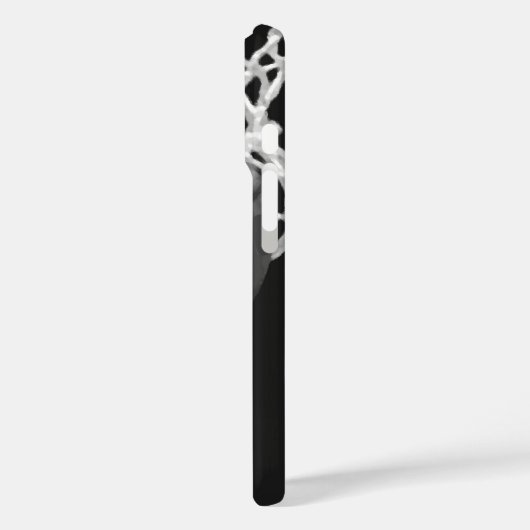 Zwart-wit Basketball Case-Mate iPhone Case (Achterkant / Links)