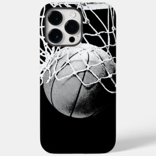 Zwart-wit Basketball Case-Mate iPhone 14 Pro Max Hoesje