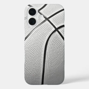 Zwart-wit Basketball iPhone 16 Hoesje