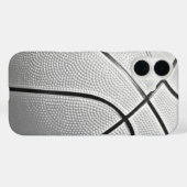 Zwart-wit Basketball Case-Mate iPhone Case (Achterkant (horizontaal))