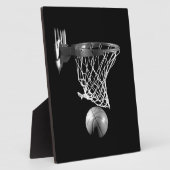 Zwart-wit Basketball Fotoplaat (Zijkant)