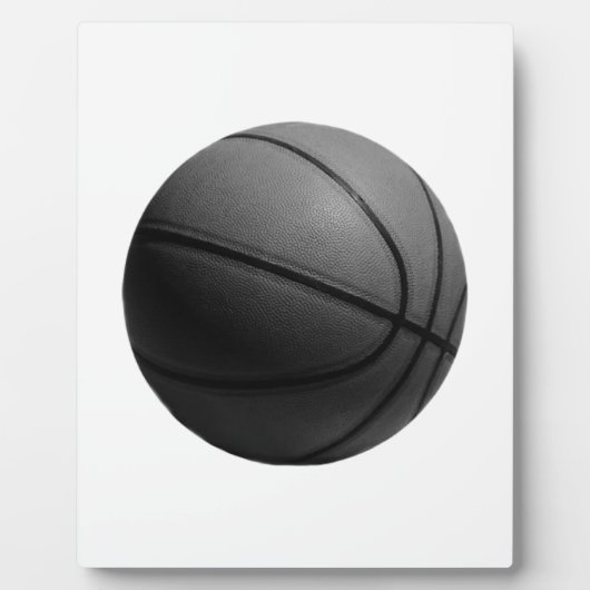 Zwart-wit Basketball Fotoplaat (Voorkant)