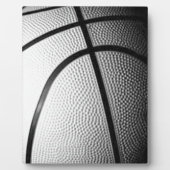 Zwart-wit Basketball Fotoplaat (Voorkant)