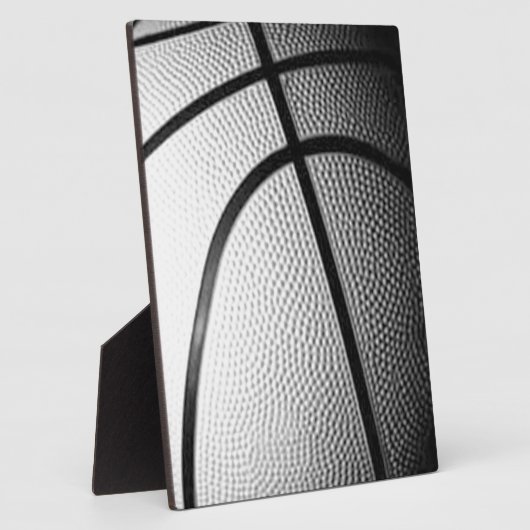 Zwart-wit Basketball Fotoplaat (Zijkant)
