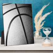 Zwart-wit Basketball Fotoplaat (Zijkant)