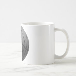 Zwart-wit Basketball Koffiemok