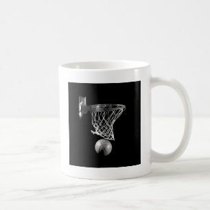 Zwart-wit Basketball Koffiemok