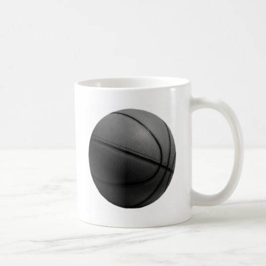 Zwart-wit Basketball Koffiemok (Rechts)