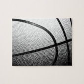 Zwart-wit Basketball Legpuzzel (Horizontaal)