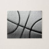 Zwart-wit Basketball Legpuzzel (Horizontaal)
