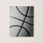 Zwart-wit Basketball Legpuzzel (Verticaal)