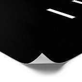 Zwart-wit Basketball-Poster Ik hou van dit spel Poster (Hoek)