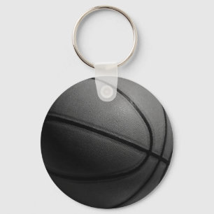 Zwart-wit Basketball Sleutelhanger