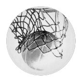 Zwart-wit Basketball Snijplank (Voorkant)