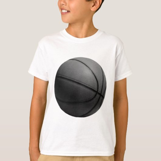 Zwart-wit Basketball T-shirt (Voorkant)