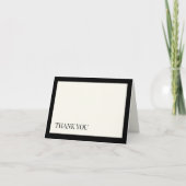 Zwart-wit bedankkaart V1 (Voorkant)