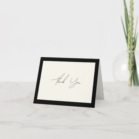 Zwart-wit bedankkaart V2 (Voorkant)
