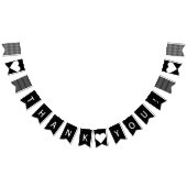 Zwart-wit bedankt dat u de Prop voor Afbeeldingen Vlaggetjes (Alle)