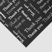Zwart-wit bedankt tissuepapier (Detail)