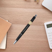 Zwart wit bedrijf logo Bedankt Pen