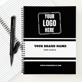 Zwart-wit Bedrijfsbranding & Corporate Gift Notitieboek