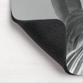 Zwart-wit beeld van de Liberty New York City Muismat (Hoek)