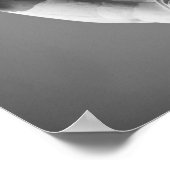 Zwart-wit beeld van de Vrijheid New York Poster (Hoek)