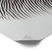 Zwart-wit beer portret | AI Art Poster (Hoek)