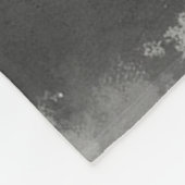 Zwart-wit berglandschap fleece deken (Hoek)