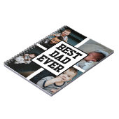 Zwart wit Beste pap ooit Aangepast Foto Afbeelding Notitieboek (Linkerzijde)