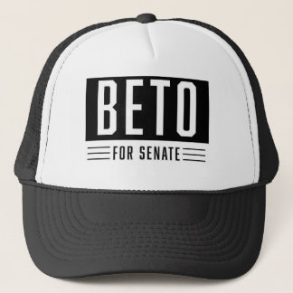 Zwart-wit BETO voor senate Trucker Pet