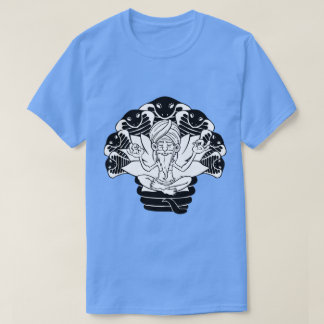 zwart-wit, bevroren t-shirt
