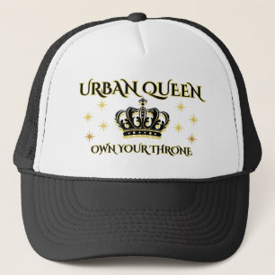 ZWART&WIT BEZIT JE GOEDEREN, NYLON GAAS DAMES TRUCKER PET
