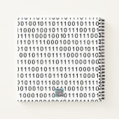 Zwart wit binair getal Bullet Journal Notitieboek (Achterkant)