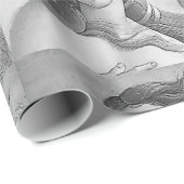 Zwart-wit - Birh van Venus, godin Cadeaupapier (Rol Hoek)