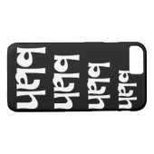 Zwart-wit    BlahiPhone 7 hoesje (Achterkant (Horizontaal))